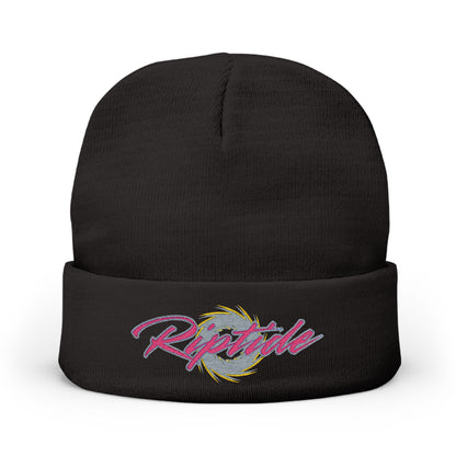 Riptide Knit Beanie — Embroidered Winter Hat