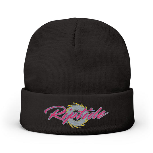 Riptide Knit Beanie — Embroidered Winter Hat