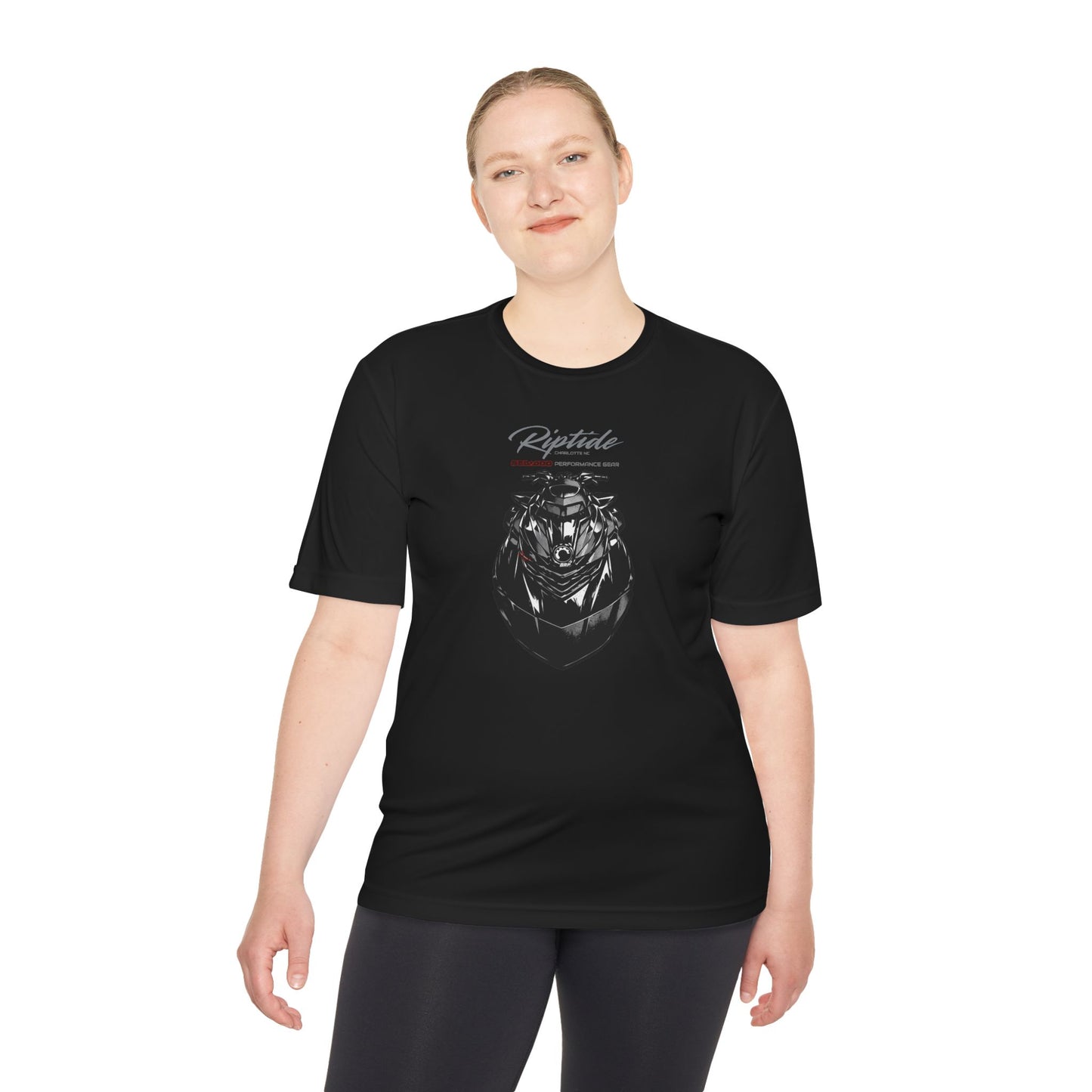 Riptide RXPX Black Out Graphic Tee — Moisture-Wicking Performance Shirt