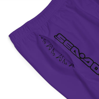 Men's X-Team Performance Board Shorts — Beach Swim Trunks Purple
