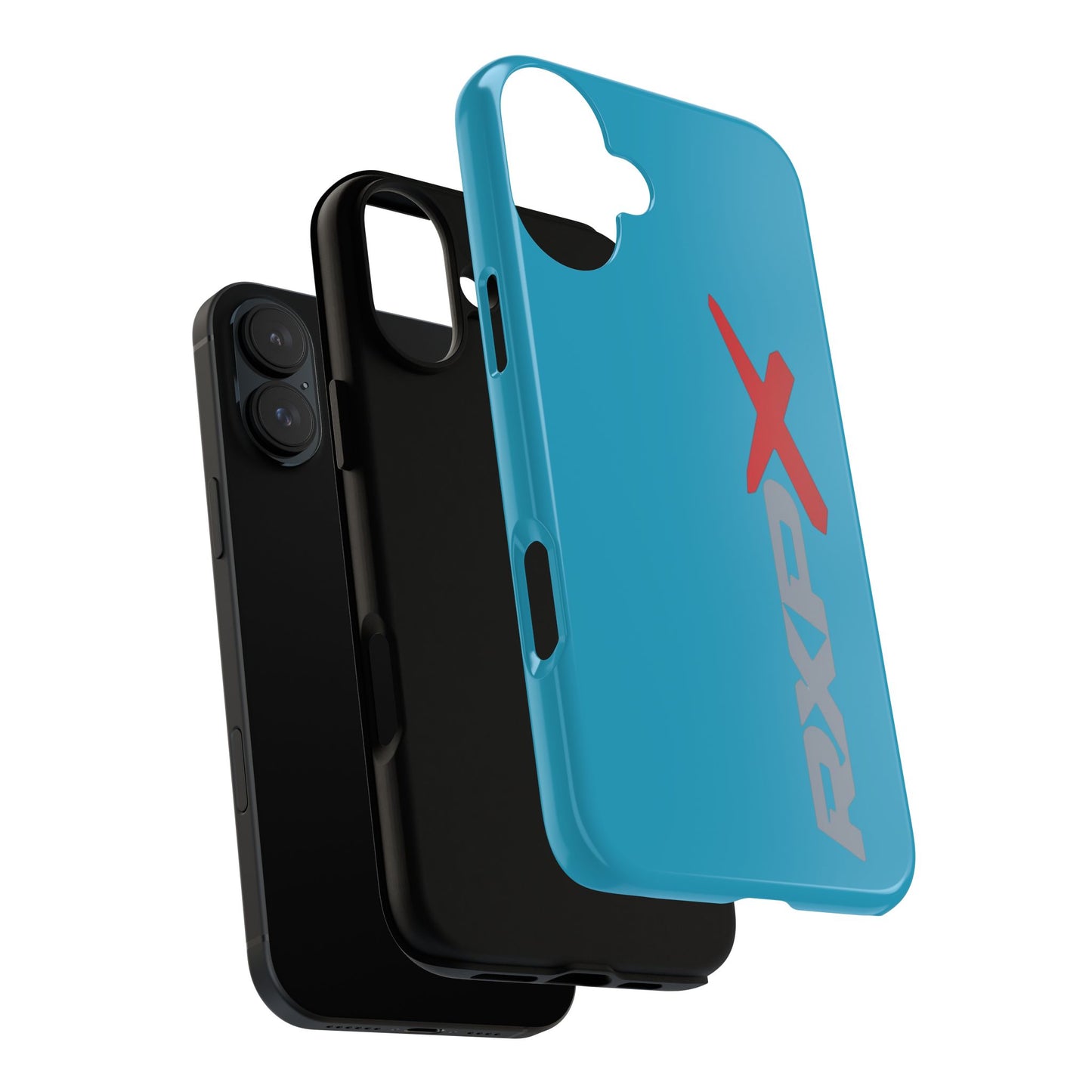 RXPX Tough Phone Case — iPhone Samsung Google Pixel Protective Cover Turquoise