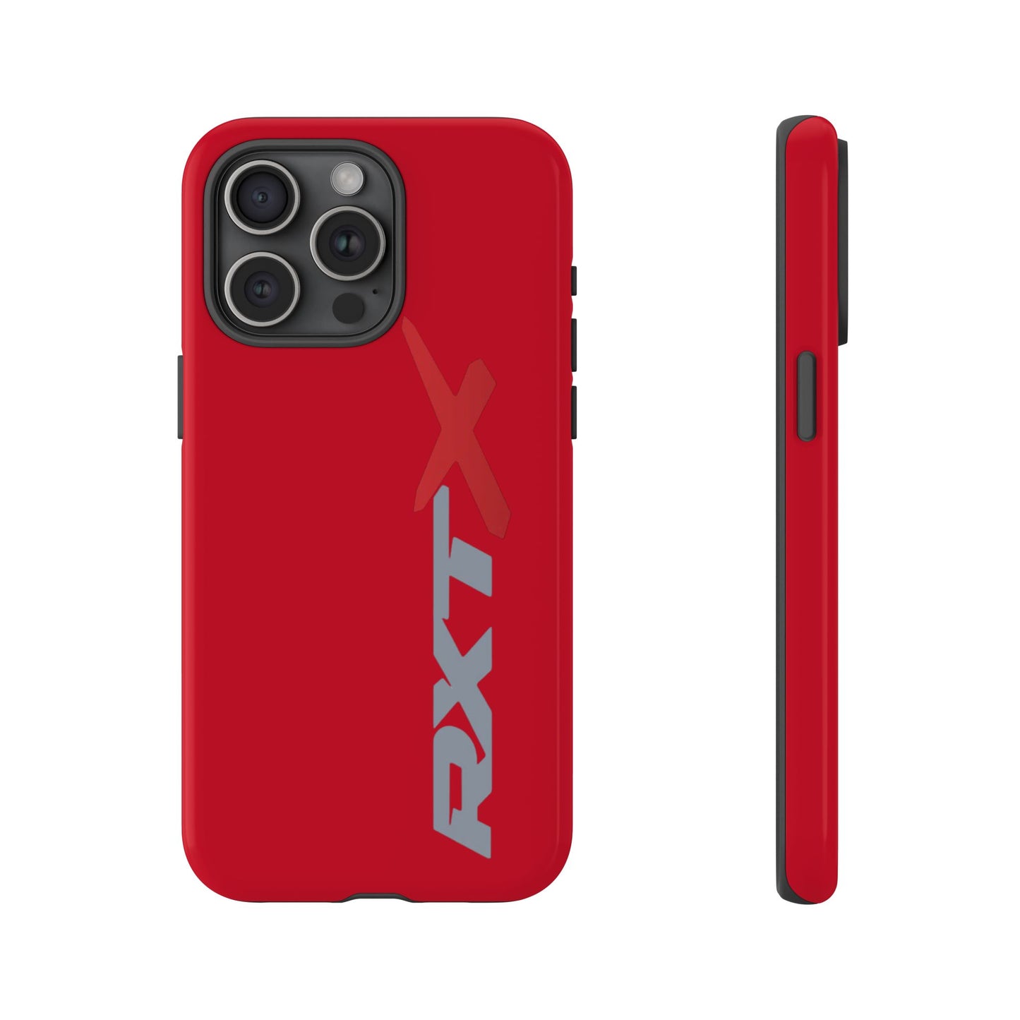 RXTX Tough Phone Case Protective Cover - iPhone Samsung Google Pixel Red