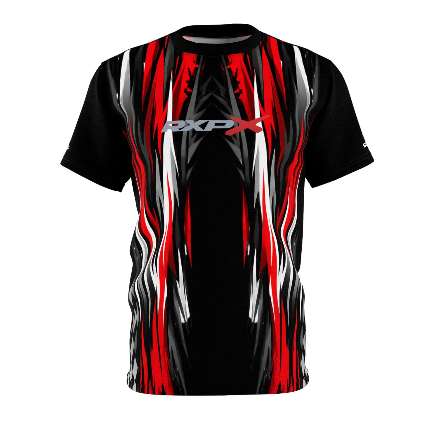 SeaDoo RXPX Racing Graphic Tee — Red & Black All-Over Print