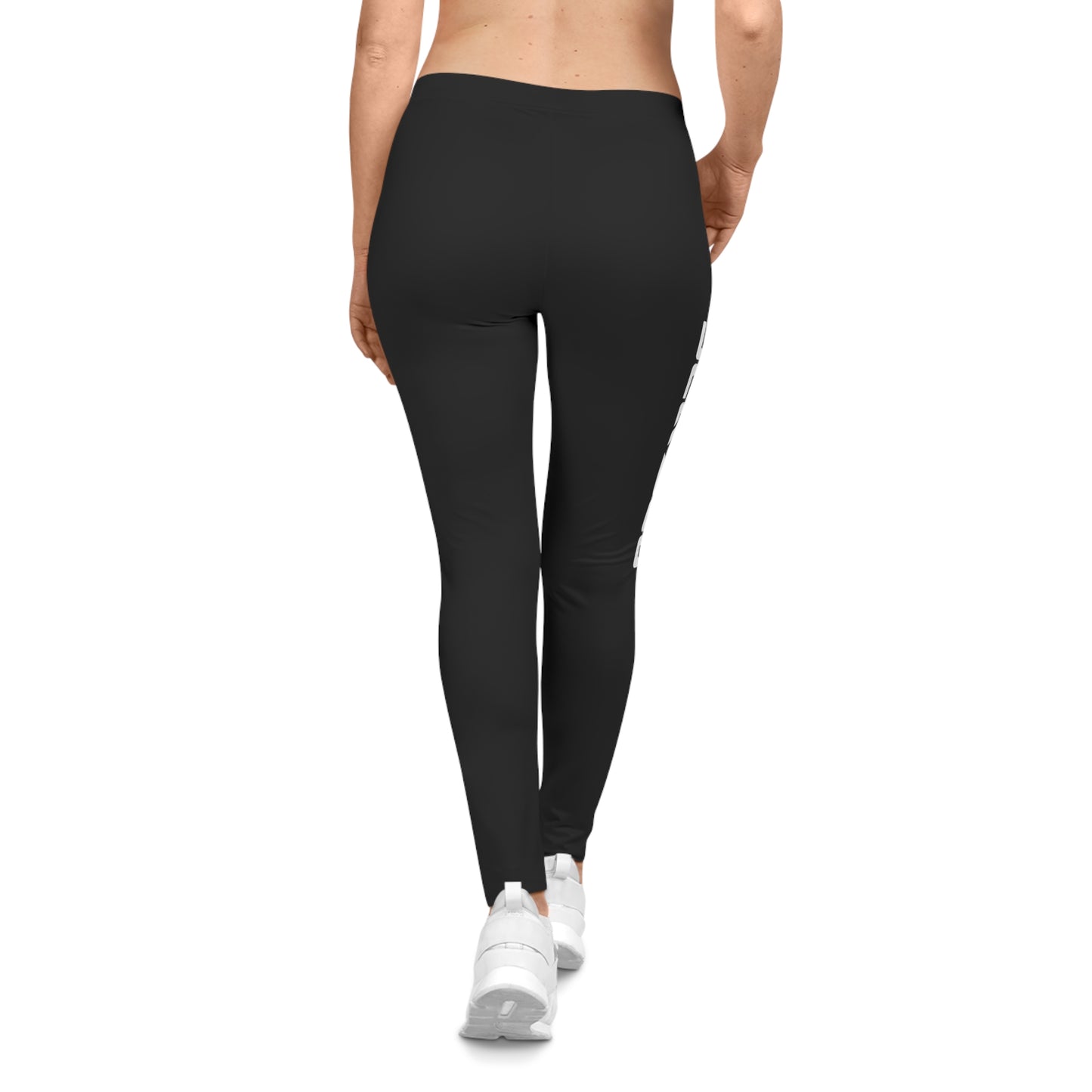 SeaDoo Leggings — Side Script Black Casual Women's Leggings