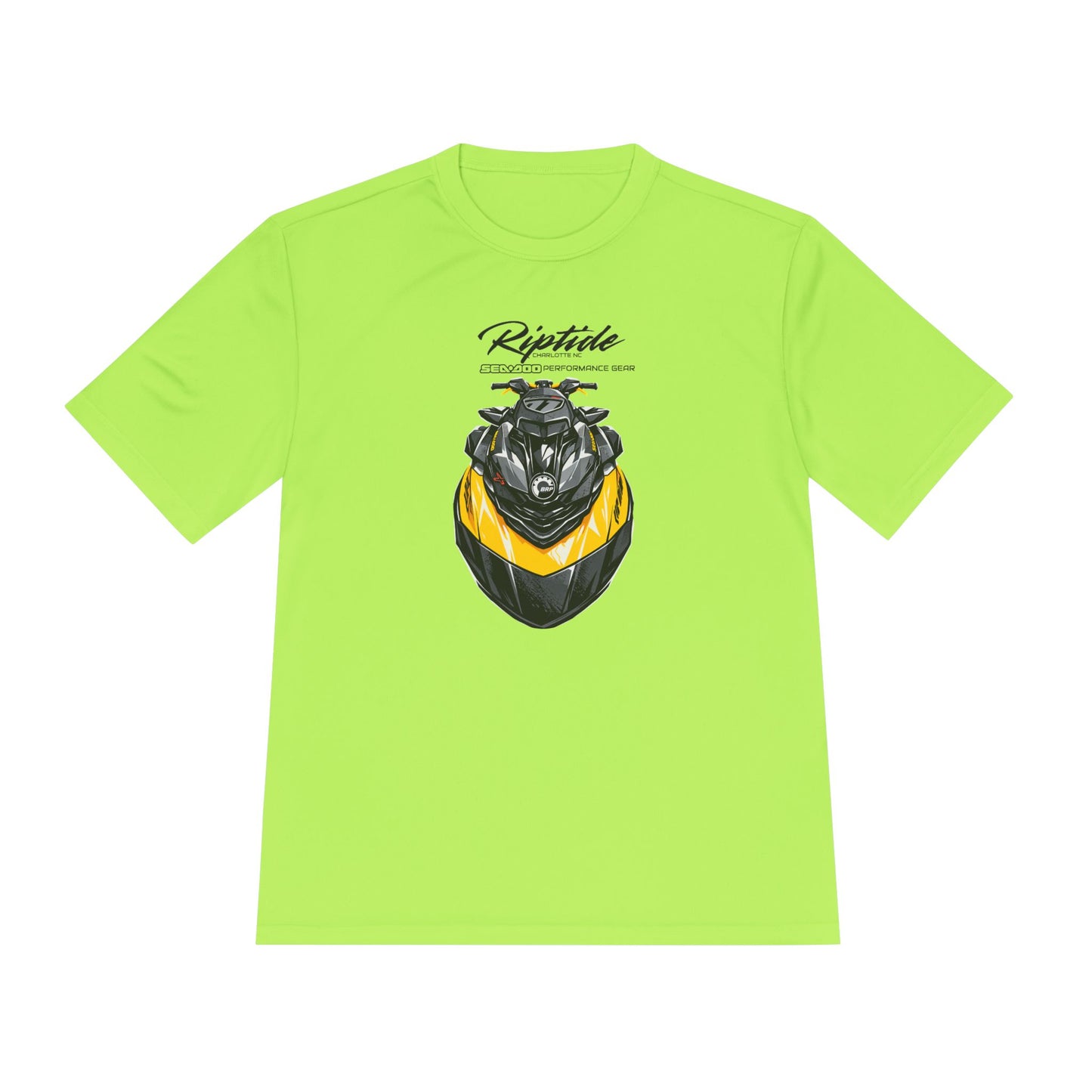 Riptide RXPX Millenium Yellow  Graphic Tee — Moisture-Wicking Performance Shirt