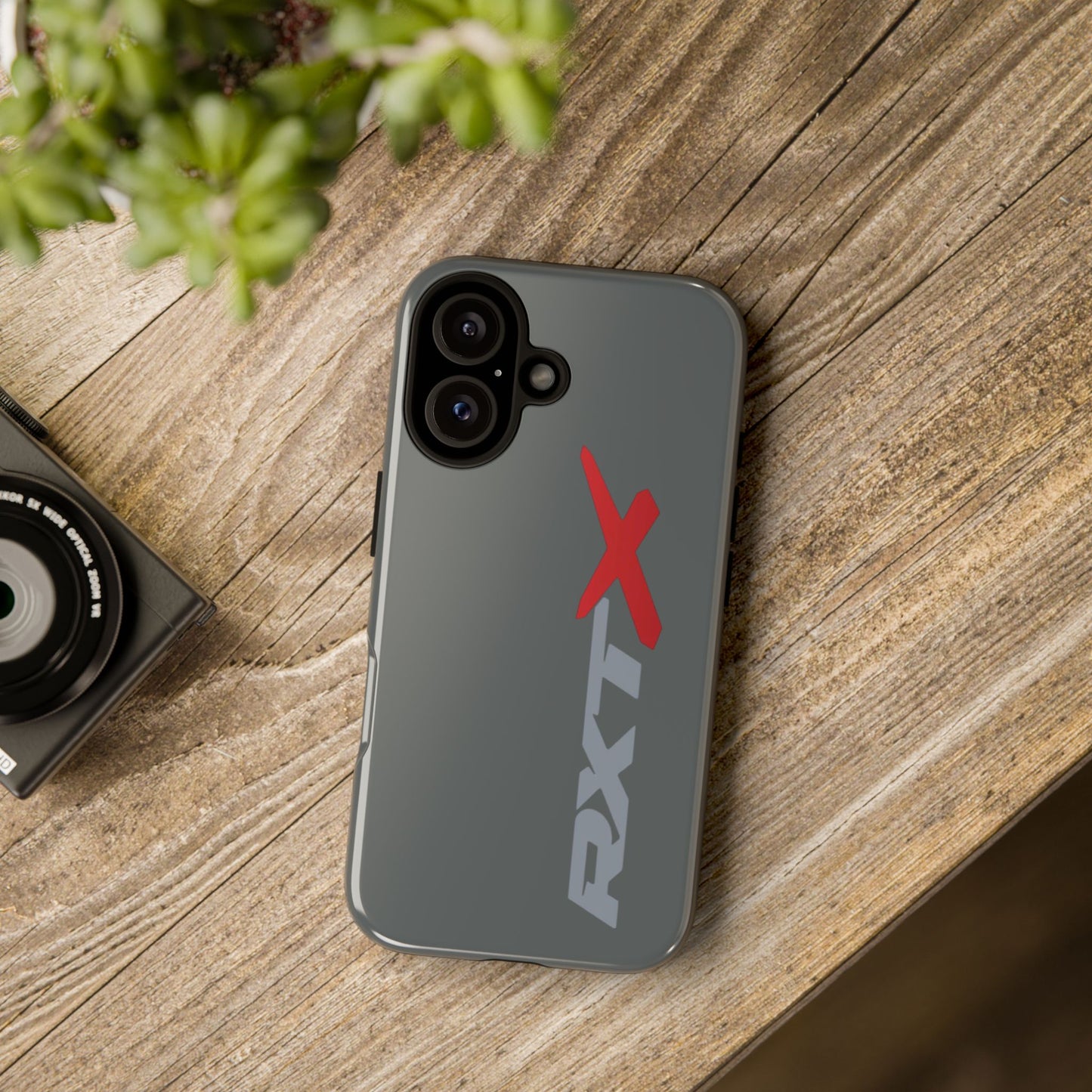 RXTX Tough Phone Case Protective Cover - iPhone Samsung Google Pixel -Dark Grey