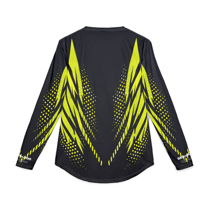 Men's SeaDoo X-Team Performance UPF Protection UV Long Sleeve Shirt — Manta Green