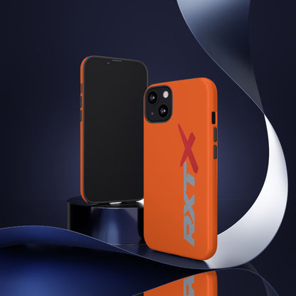 RXTX Tough Phone Case Protective Cover - iPhone Samsung Google Pixel Orange
