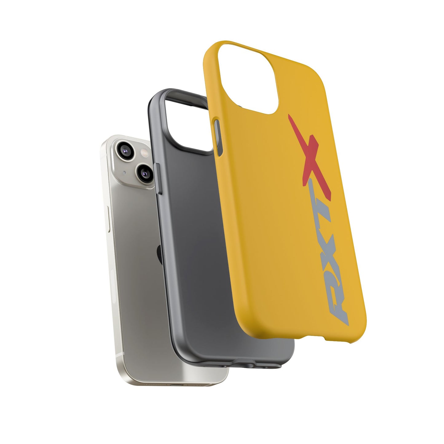 RXTX Tough Phone Case Protective Cover - iPhone Samsung Google Pixel Millenium Yellow