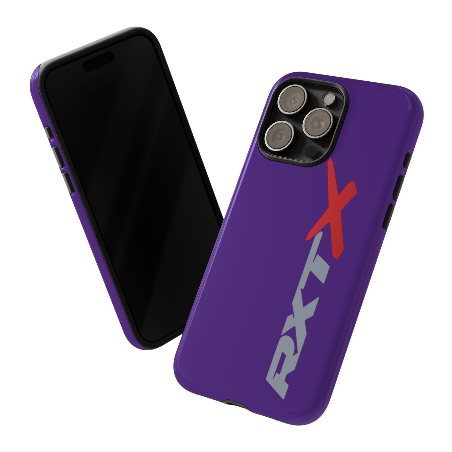 RXTX Tough Phone Case Protective Cover - iPhone Samsung Google Pixel Purple