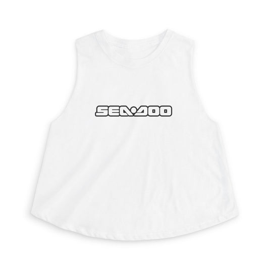 Sea-Doo Crop Top — Retro Watersports Logo Tank for Women