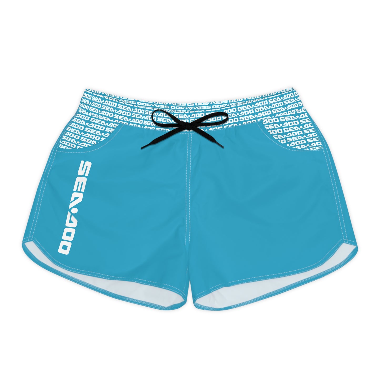 SeaDoo Performance Swim Shorts Women's Beach Riding Shorts Turquoise - Vert