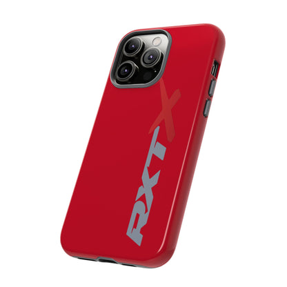 RXTX Tough Phone Case Protective Cover - iPhone Samsung Google Pixel Red