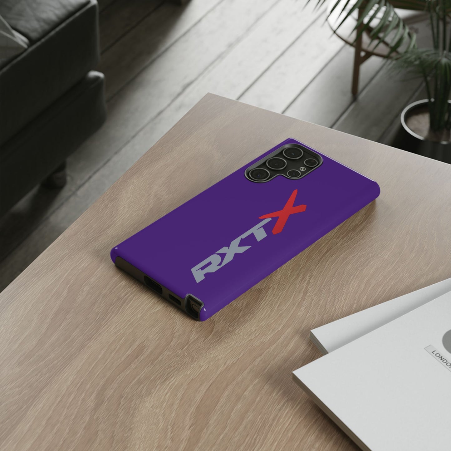 RXTX Tough Phone Case Protective Cover - iPhone Samsung Google Pixel Purple