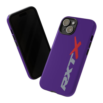 RXTX Tough Phone Case Protective Cover - iPhone Samsung Google Pixel Purple