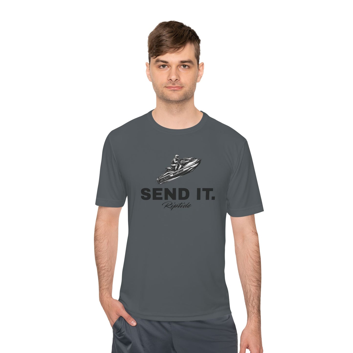 Riptide Send It Performance Dri Fit Tee — Moisture‑Wicking Athletic Shirt