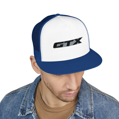 GTX Embroidered Snap Back Trucker Cap - 5-Panel Mesh Hat