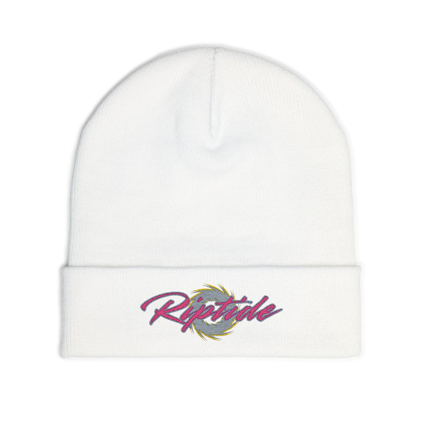 Riptide Knit Beanie — Embroidered Winter Hat