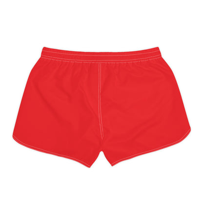 SeaDoo Performance Swim Shorts Women's Beach Riding Shorts Red