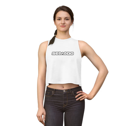 Sea-Doo Crop Top — Retro Watersports Logo Tank for Women