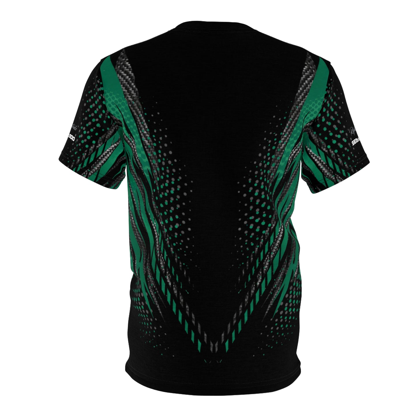 SeaDoo RXPX X-Team Cyber Racing Dri Fit Tee — Apex Racing Green & Carbon Fiber All-Over Print