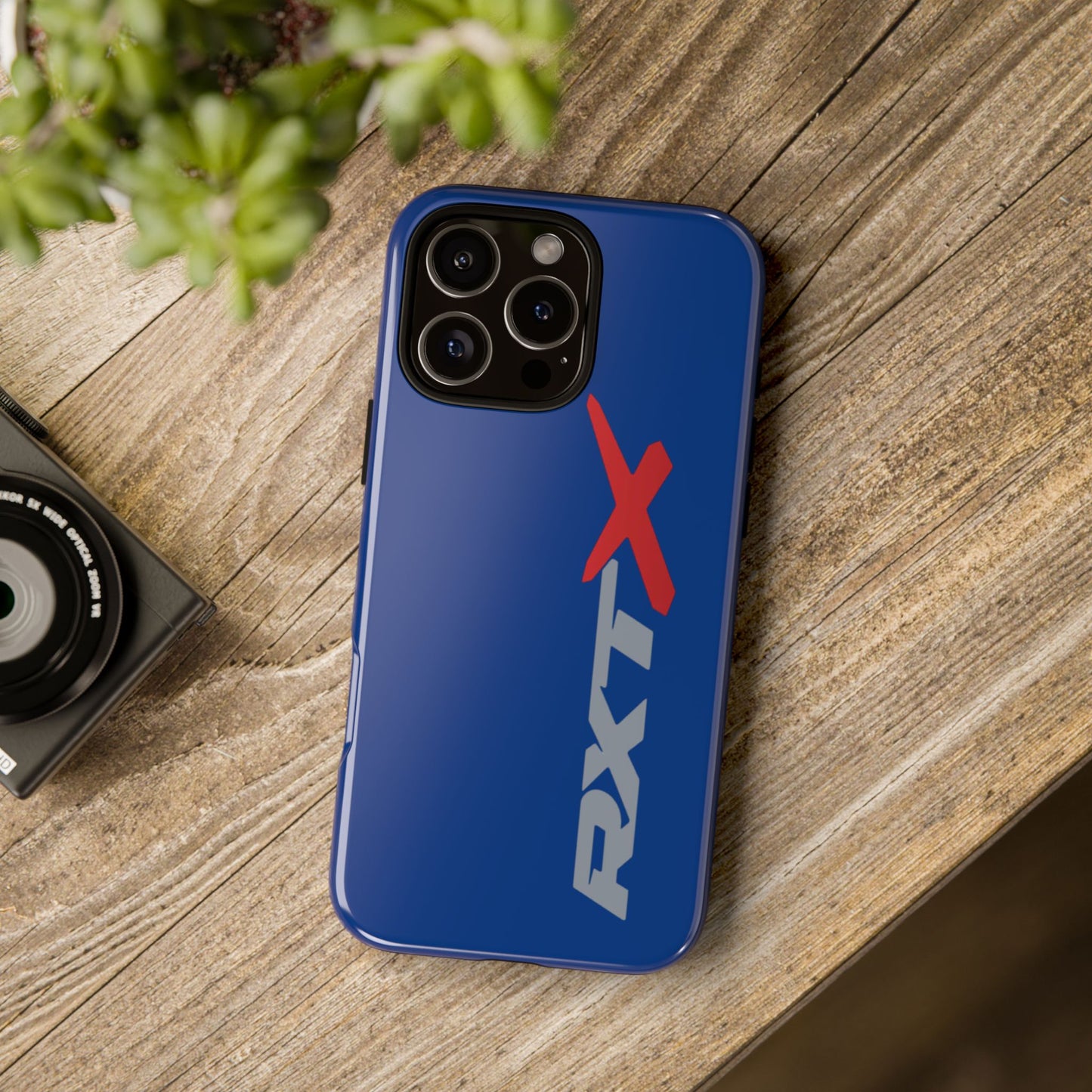 RXTX Tough Phone Case Protective Cover - iPhone Samsung Google Pixel Dark Blue