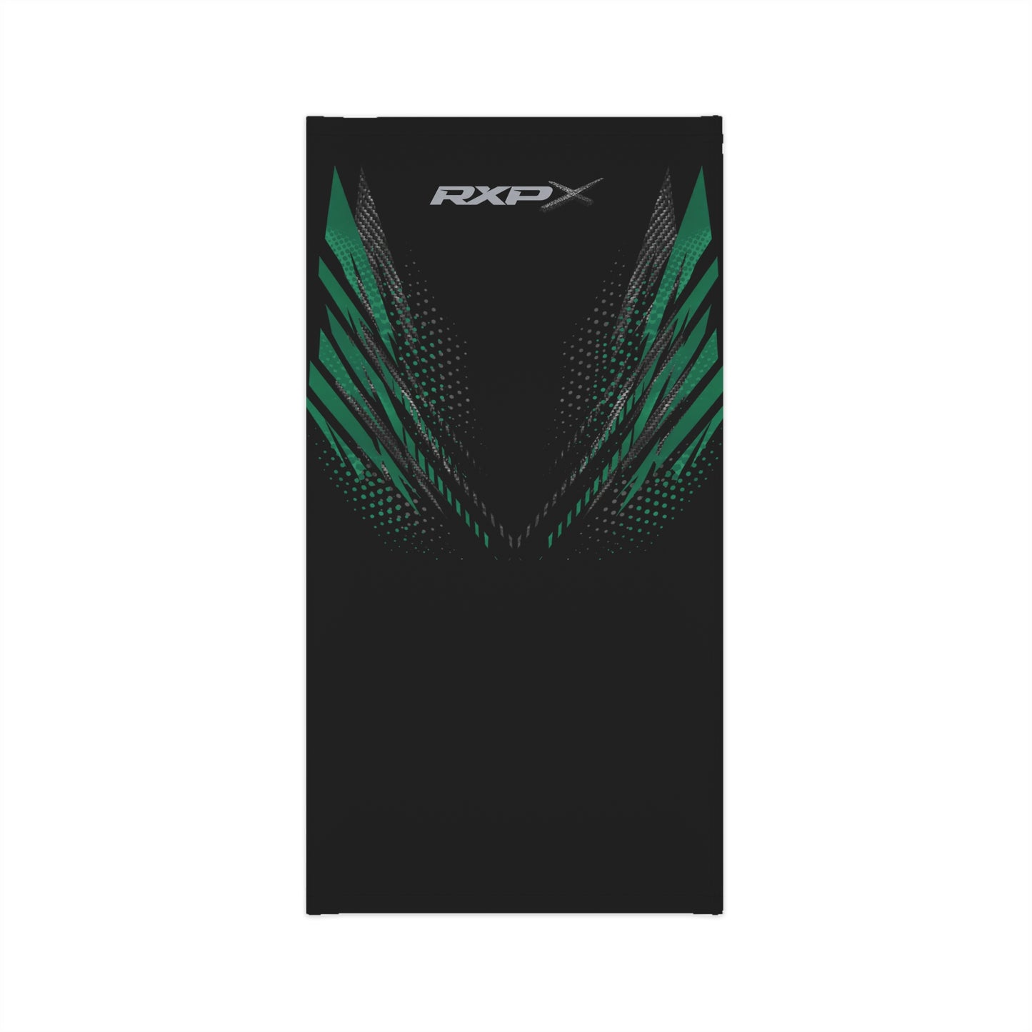 SeaDoo RXPX Racing Neck Gaiter — Apex Racing Green & Carbon Fiber Midweight Face Shield Mask