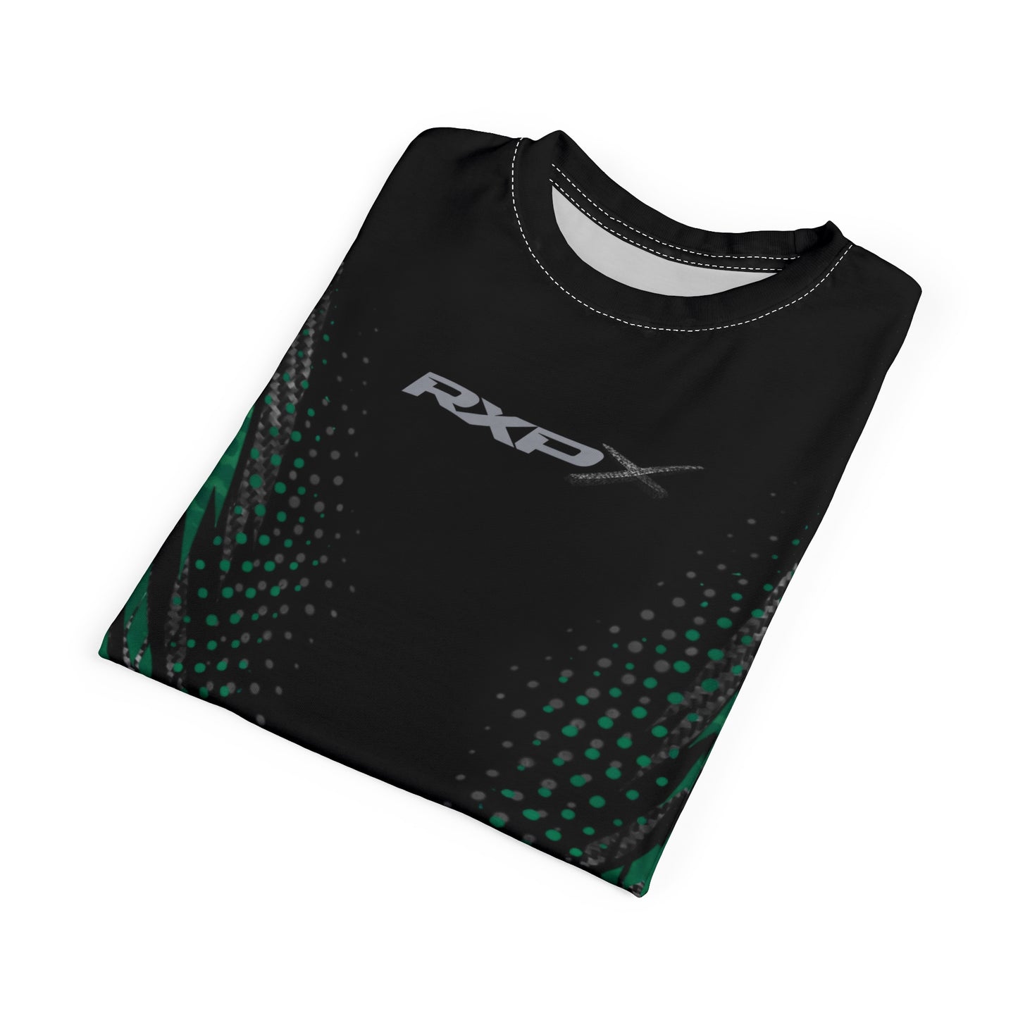 SeaDoo RXPX X-Team Cyber Racing Dri Fit Tee — Apex Racing Green & Carbon Fiber All-Over Print