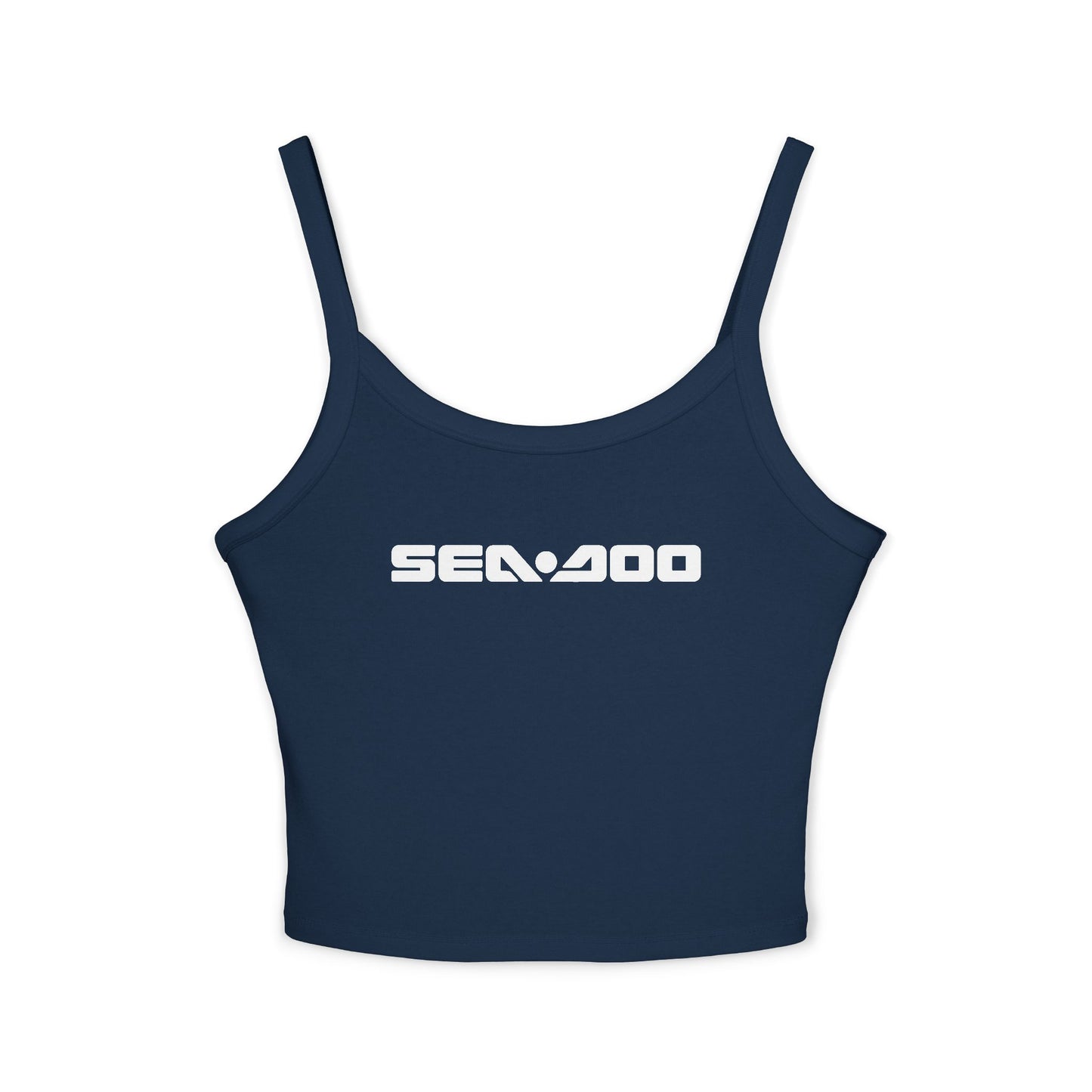 Sea-Doo Sexy 2000 Crop Tank Top — Women’s Spaghetti Strap Graphic Tank