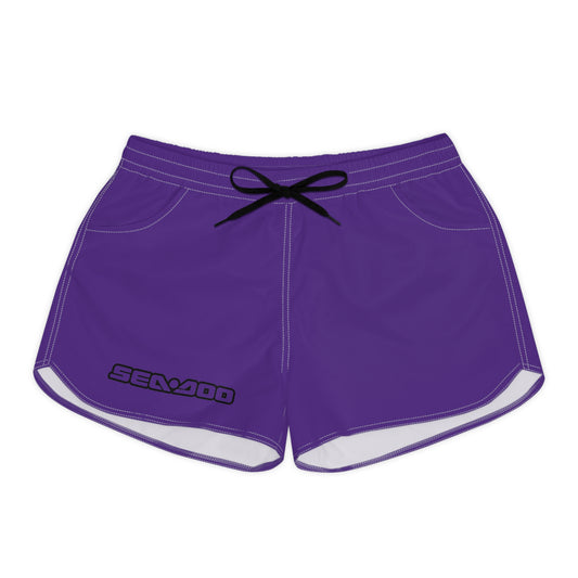SeaDoo Performance Swim Shorts Women's Beach Riding Shorts Purple