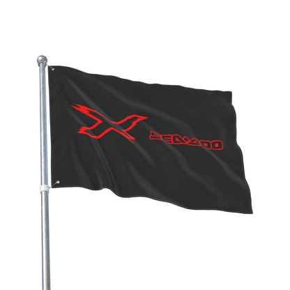 Sea‑Doo X-Team Performance Flag — Double‑Sided Red Watersports Banner