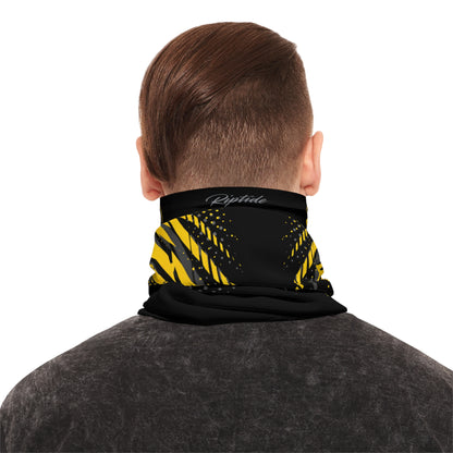 SeaDoo RXPX Racing Neck Gaiter — Millenium Yellow & Grey Midweight Face Shield Mask
