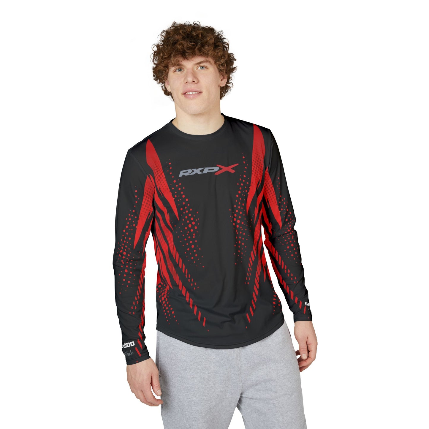 Men's SeaDoo RXPX X-Team Performance UPF Protection UV Long Sleeve Shirt — Red