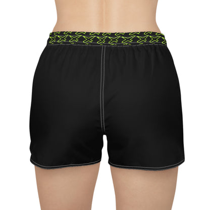 SeaDoo RXPX X-Team Women's Athletic Shorts — Dynamic Stripe Swim Shorts Manta Green