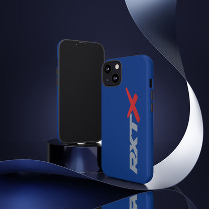 RXTX Tough Phone Case Protective Cover - iPhone Samsung Google Pixel Dark Blue