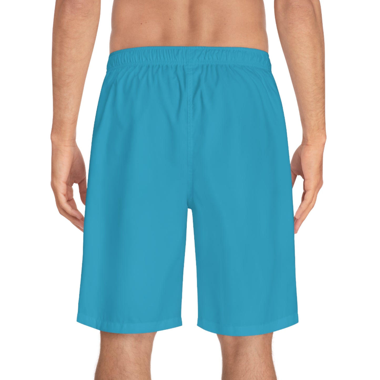 Men's X-Team Performance Board Shorts — Beach Swim Trunks Turquoise