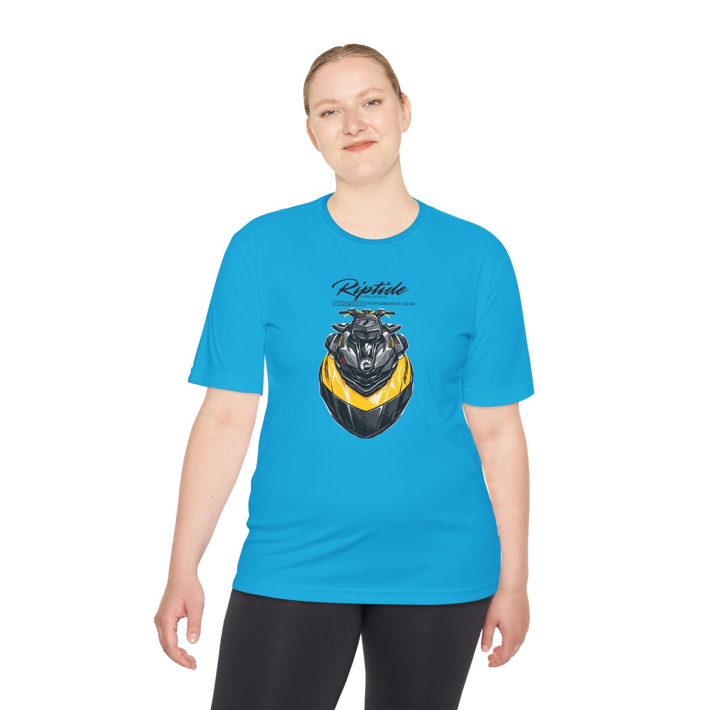 Riptide RXPX Millenium Yellow  Graphic Tee — Moisture-Wicking Performance Shirt