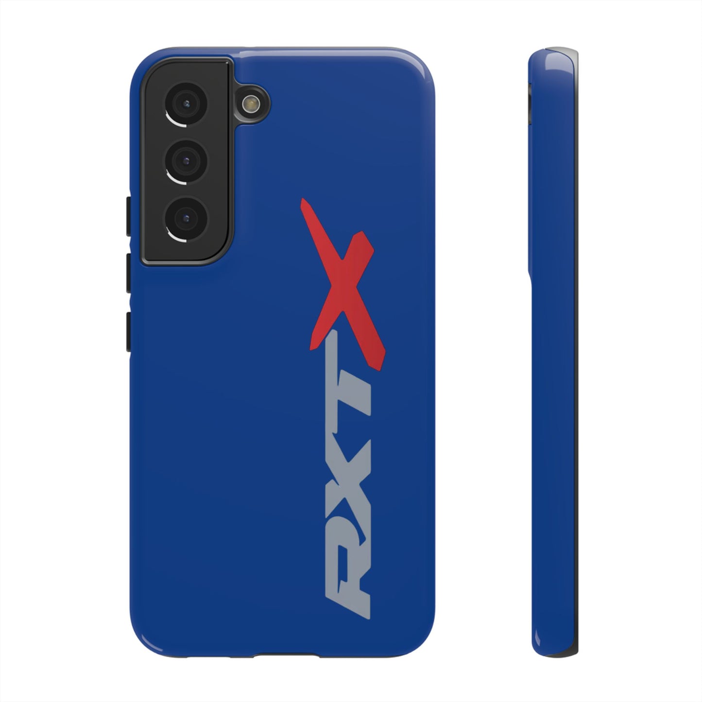 RXTX Tough Phone Case Protective Cover - iPhone Samsung Google Pixel Dark Blue