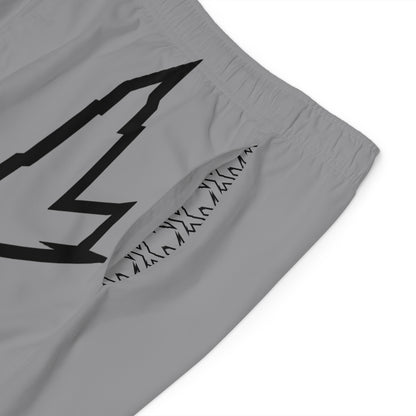 Men's X-Team Performance Board Shorts Loud— Beach Swim Trunks Grey