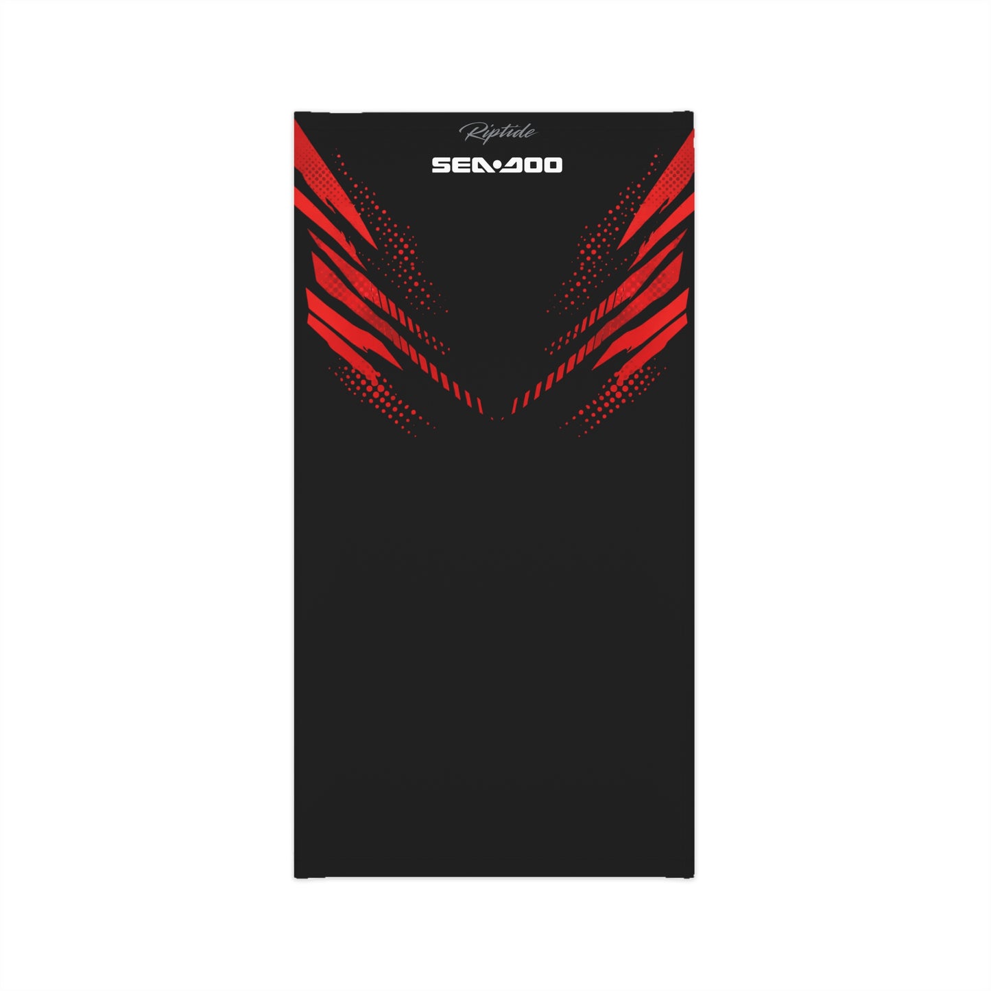 SeaDoo RXPX Racing Neck Gaiter — Red & Black Midweight Face Shield Mask
