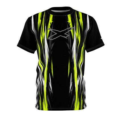 SeaDoo X-Team Racing Graphic Tee — Manta Green & Black All-Over Print
