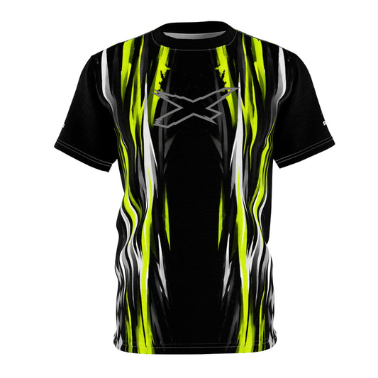 SeaDoo X-Team Racing Graphic Tee — Manta Green & Black All-Over Print