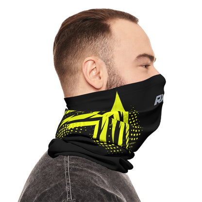SeaDoo RXTX Racing Neck Gaiter — Manta Green & Black Midweight Face Shield Mask
