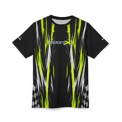 SeaDoo RXP-X Racing Graphic Tee — Manta Green & Black All-Over Print