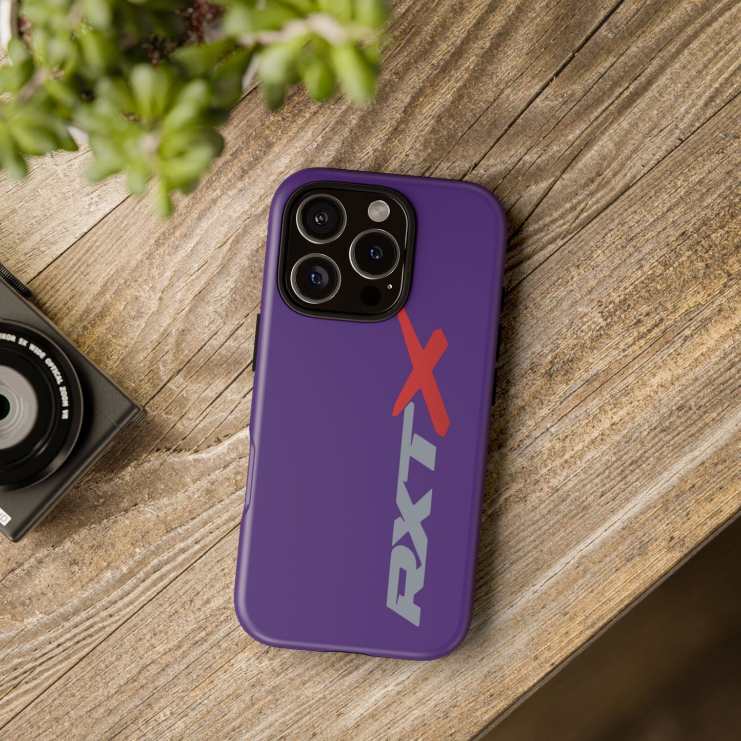 RXTX Tough Phone Case Protective Cover - iPhone Samsung Google Pixel Purple