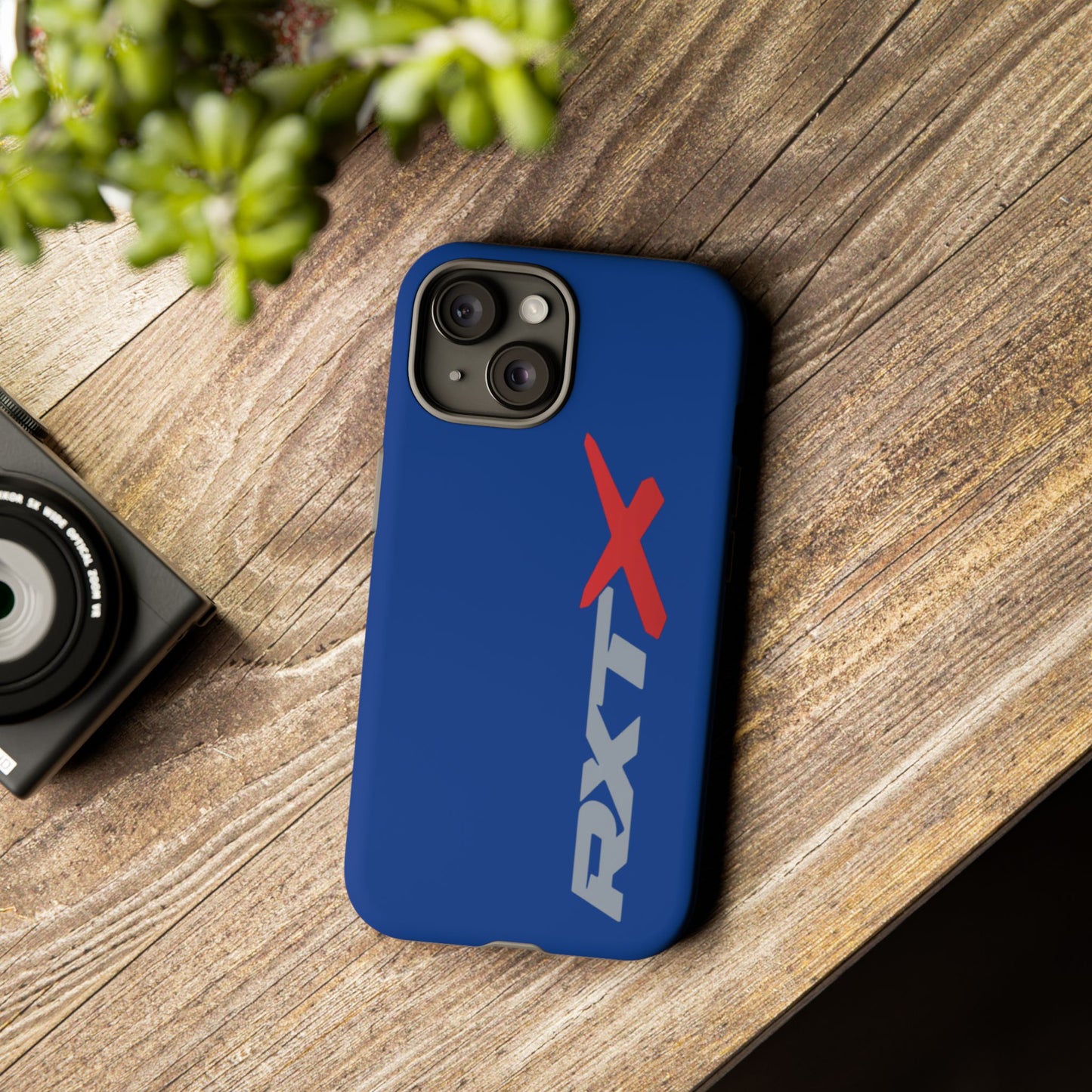 RXTX Tough Phone Case Protective Cover - iPhone Samsung Google Pixel Dark Blue