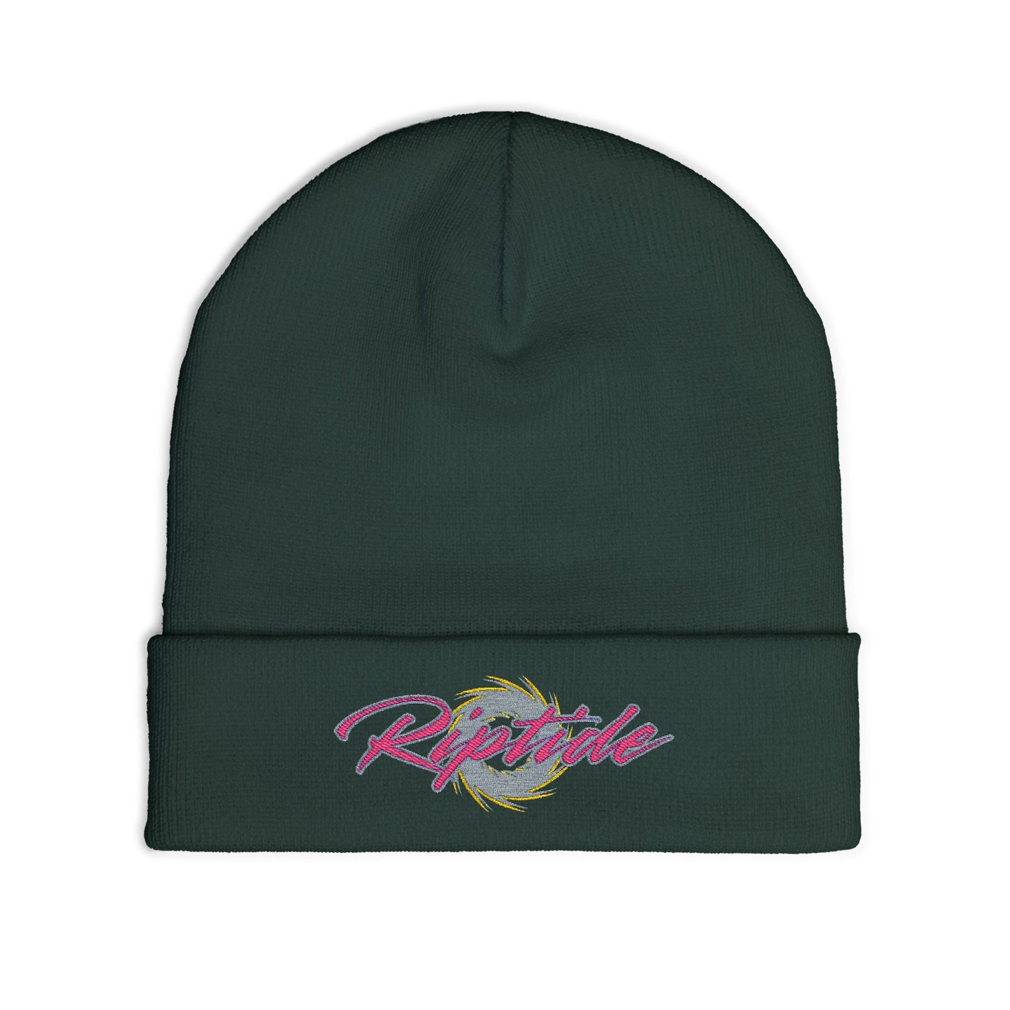 Riptide Knit Beanie — Embroidered Winter Hat