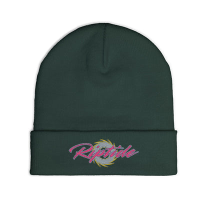 Riptide Knit Beanie — Embroidered Winter Hat