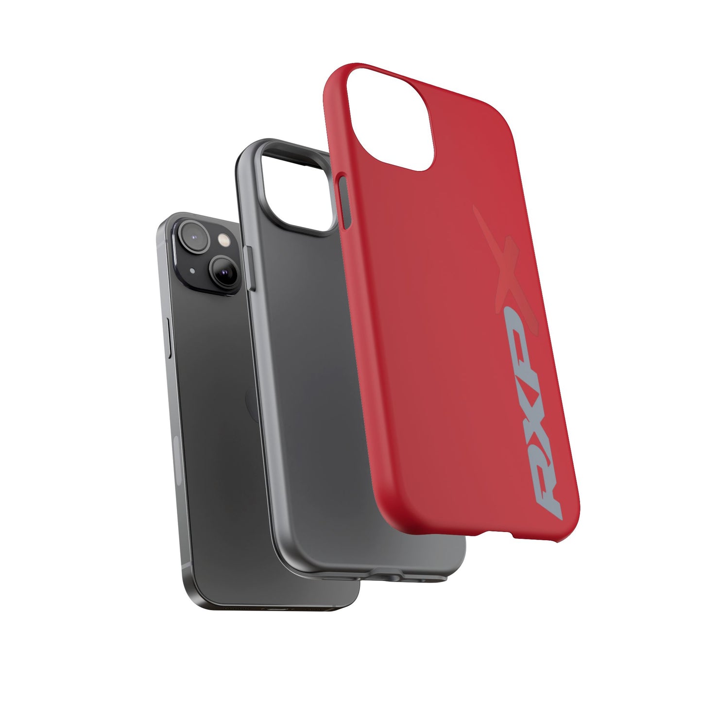 RXPX Tough Phone Case Protective Cover - iPhone Samsung Google Pixel - Red