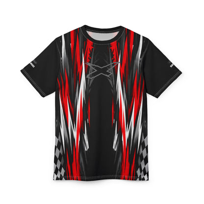 SeaDoo X-Team Racing Graphic Tee — Red & Black All-Over Print